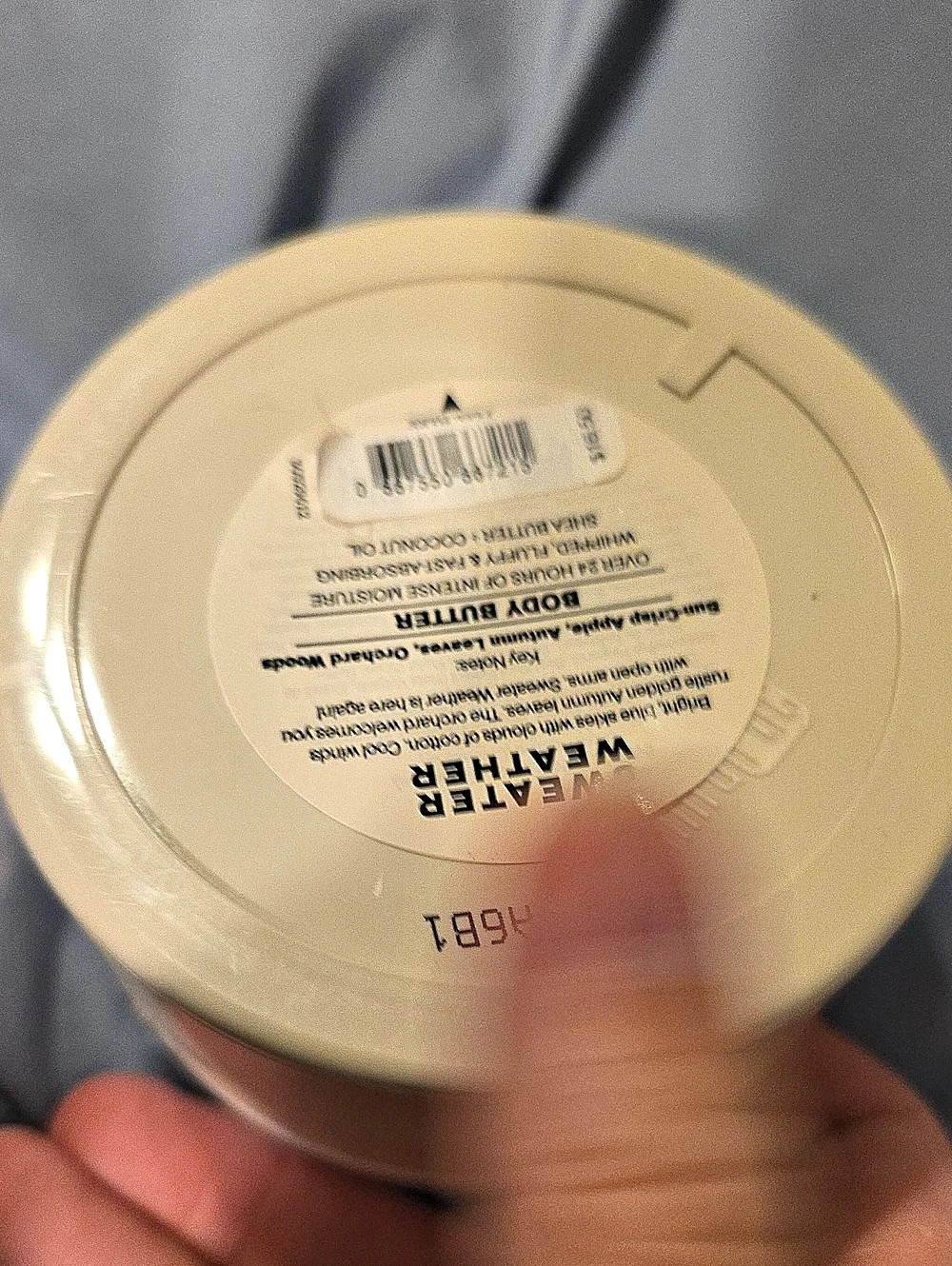 Bath & Body Works Sweater Weather Body Butter 6.5 oz - Picture 3 of 3
